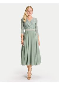Swing Sukienka koktajlowa 5AE29100 Zielony Regular Fit. Kolor: zielony. Materiał: syntetyk. Styl: wizytowy #1