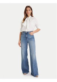ViCOLO Jeansy DF5065 Niebieski Wide Leg. Kolor: niebieski #5