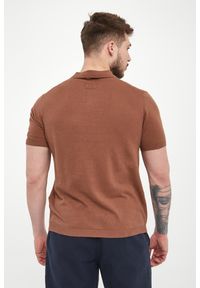 Liu Jo - Polo męskie lniane LIU JO. Typ kołnierza: polo. Materiał: len #4