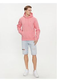 Tommy Jeans Bluza DM0DM09593 Różowy Regular Fit. Kolor: różowy. Materiał: bawełna