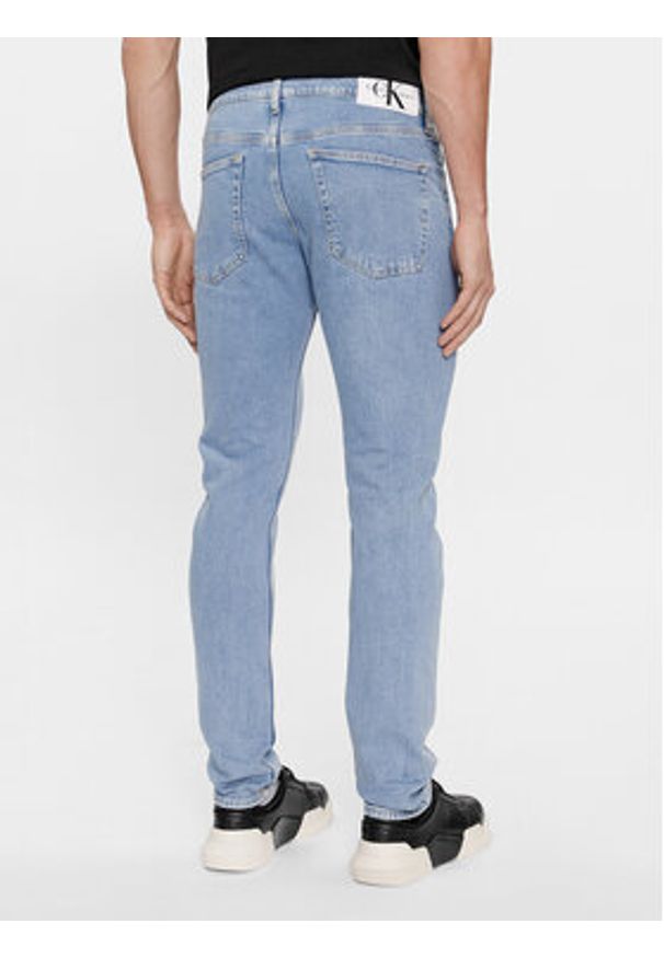 Calvin Klein Jeans Jeansy J30J323690 Niebieski Slim Taper Fit. Kolor: niebieski