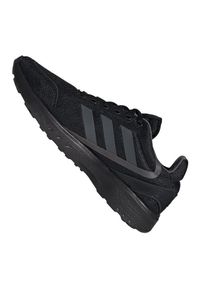 Adidas - Buty adidas Nebzed M EG3702 czarne. Okazja: na co dzień. Zapięcie: pasek. Kolor: czarny. Materiał: tkanina, syntetyk, materiał. Szerokość cholewki: normalna. Wzór: paski. Sezon: wiosna #7