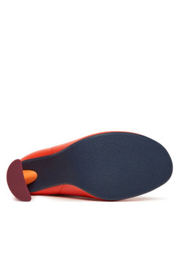 United Nude Botki Zuma Flow Hi 1095492416 Pomarańczowy. Kolor: pomarańczowy. Materiał: skóra