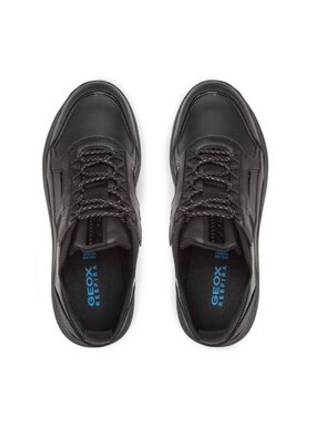 Geox Sneakersy D Spherica C D26NUC 0856K C9999 Czarny. Kolor: czarny. Materiał: skóra