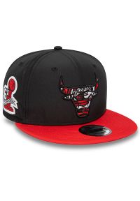 Czapka New Era 9Fifty Kidsill 950 Chicago Bulls 60434979 - czarna. Kolor: czarny. Materiał: poliester, materiał. Styl: sportowy, klasyczny