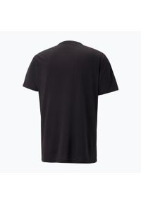 Puma - Koszulka fitness męska PUMA Graphic Tee Training z krótkim rękawem. Kolor: czarny. Długość rękawa: krótki rękaw. Długość: krótkie. Sport: fitness