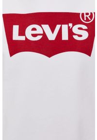 Levi's® - Levi's Bluza damska kolor biały gładka. Okazja: na spotkanie biznesowe, na co dzień. Kolor: biały. Długość rękawa: długi rękaw. Długość: długie. Wzór: gładki. Styl: casual, biznesowy