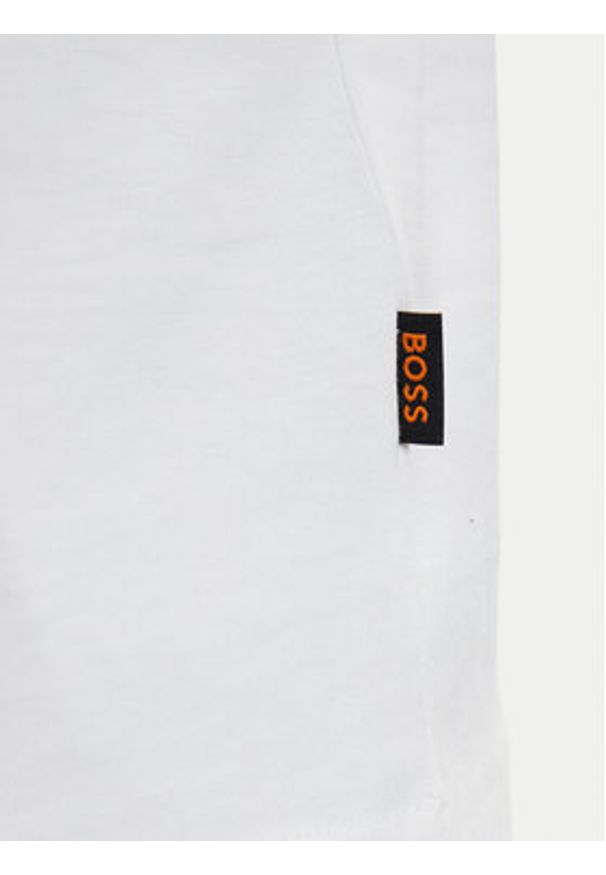 BOSS T-Shirt 50561846 Biały Regular Fit. Kolor: biały. Materiał: bawełna