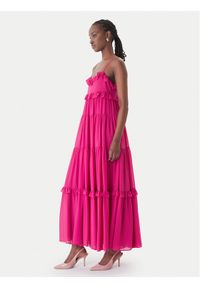 MICHAEL Michael Kors Sukienka letnia MS683E37R3 Różowy Relaxed Fit. Kolor: różowy. Materiał: syntetyk. Sezon: lato #1