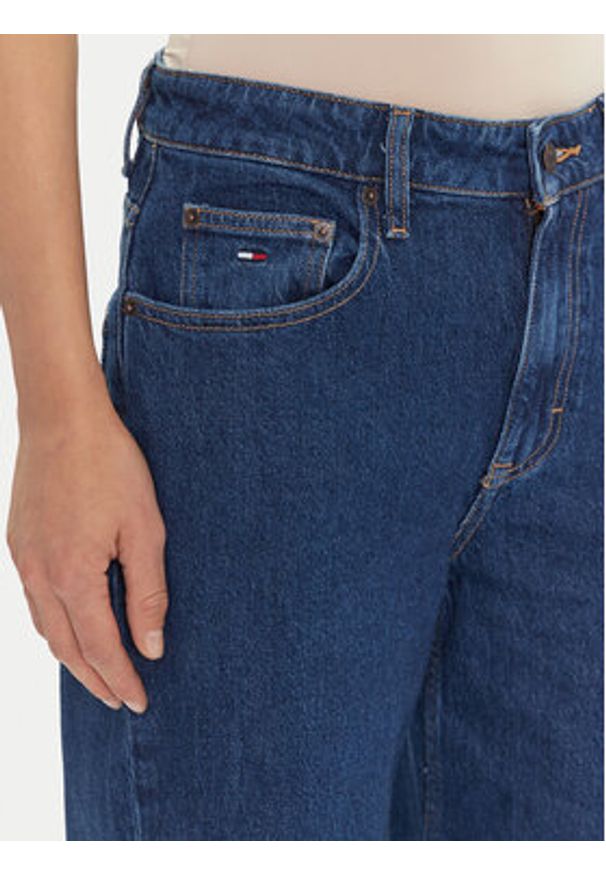 Tommy Jeans Jeansy Mia DW0DW21953 Granatowy Relaxed Fit. Kolor: niebieski