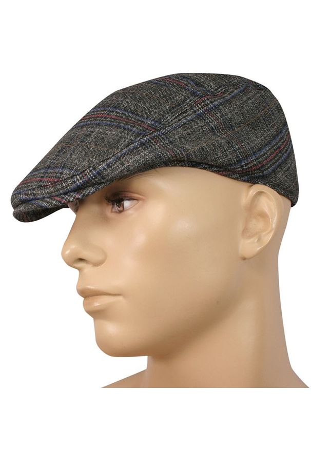 Czapka Pako Jeans w kratkę, na zimę