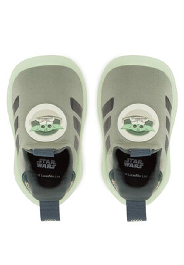 Adidas - adidas Sneakersy Star Wars the Mandalorian Monofit JI0502 Zielony. Kolor: zielony. Materiał: materiał. Wzór: motyw z bajki