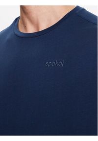 outhorn - Outhorn T-Shirt TTSHM453 Granatowy Regular Fit. Kolor: niebieski. Materiał: bawełna #4