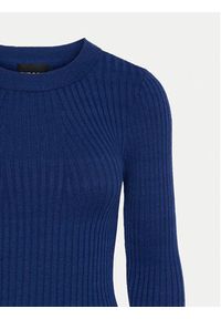 Pieces Sweter Crista 17115047 Granatowy Slim Fit. Kolor: niebieski. Materiał: syntetyk #7