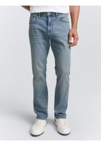 Męskie Spodnie Jeansowe Tom Tailor TTMARVIN STRAIGHT Stone Blue Denim 1048364 10141 #1