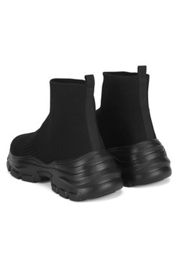 Jenny Fairy Sneakersy LZ0529-08 Czarny. Kolor: czarny. Materiał: materiał