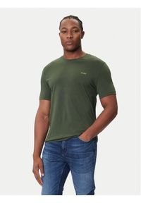 Hugo - HUGO T-Shirt Dero222 50466158 Zielony Regular Fit. Kolor: zielony. Materiał: bawełna