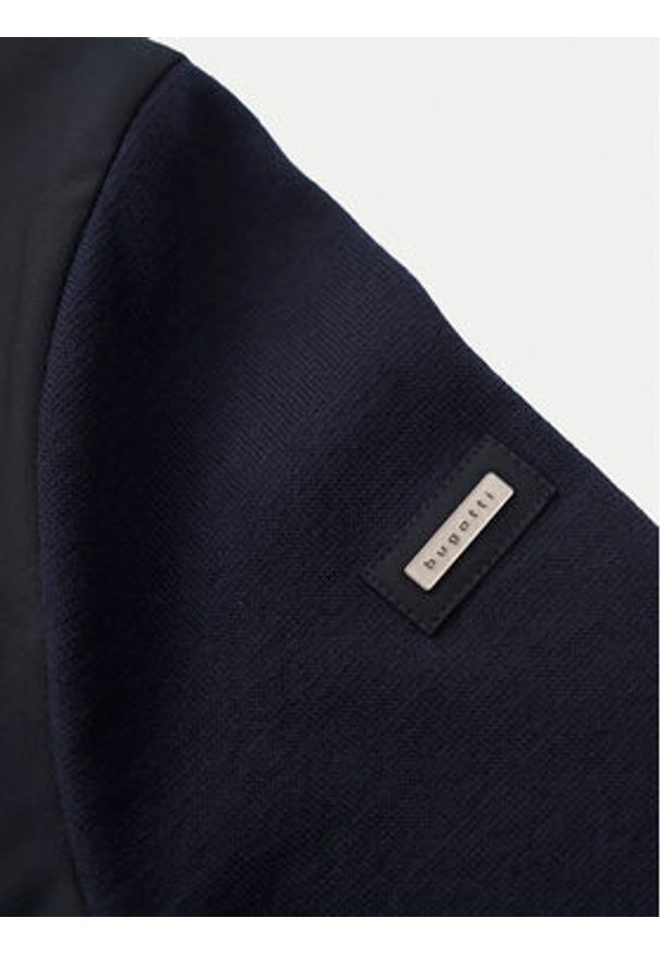 Bugatti Kurtka przejściowa 7600-65555B Granatowy Regular Fit. Kolor: niebieski. Materiał: bawełna