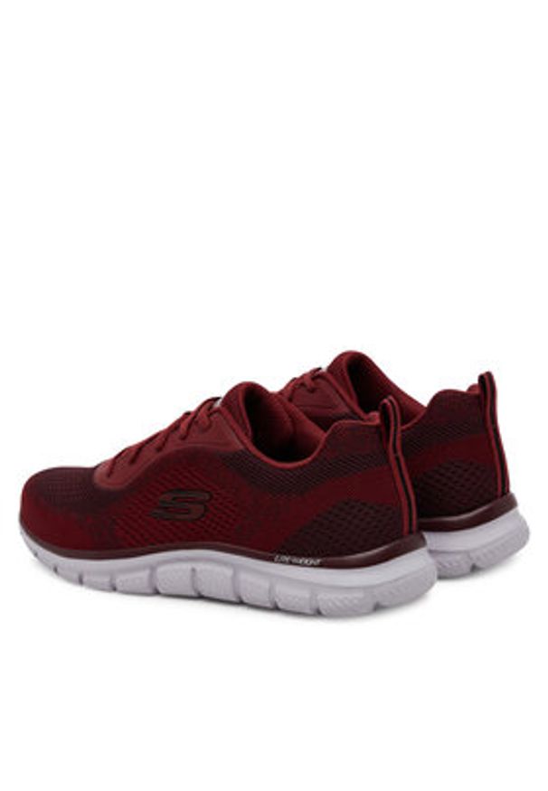 skechers - Skechers Buty na siłownię Track - Glendor 232699/BURG Bordowy. Kolor: czerwony. Materiał: materiał. Sport: fitness