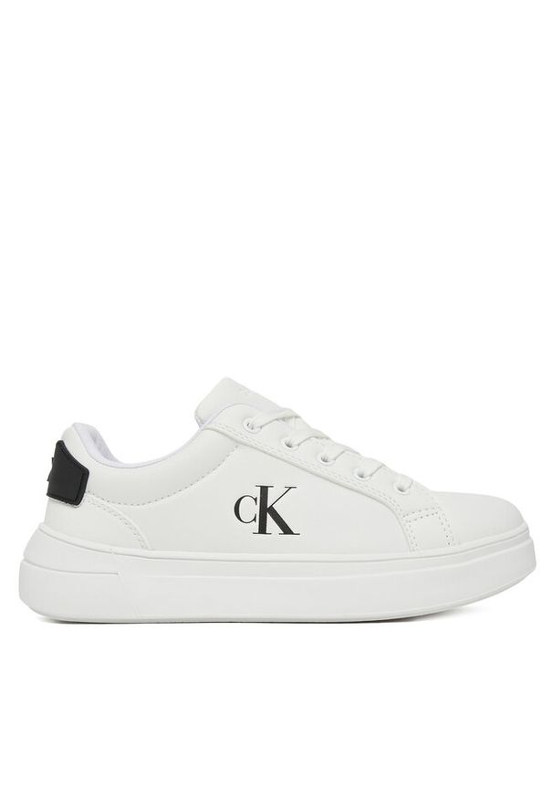 Sneakersy Calvin Klein. Kolor: biały