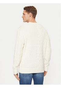 Tom Tailor Denim Sweter 1044433 Écru Relaxed Fit. Materiał: bawełna #4