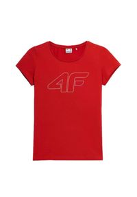 4f - Koszulka Damska 4F. Kolor: czerwony #1