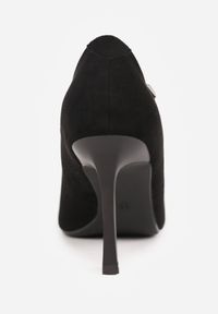 Renee - Czarne Szpilki Vices z Ozdobnymi Paskami Tamorniel. Okazja: do pracy. Zapięcie: pasek. Kolor: czarny. Obcas: na szpilce. Styl: elegancki, wizytowy #6