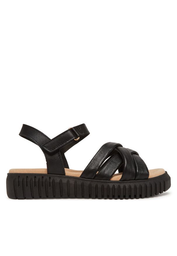 Sandały Marco Tozzi. Kolor: czarny