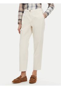 Barbour Chinosy LTR0388WH51 Écru Regular Fit. Materiał: bawełna #1