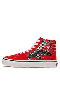 Vans Sneakersy Sk8-Hi VN000D5FIZQ1 Czerwony. Kolor: czerwony. Materiał: zamsz, skóra #4
