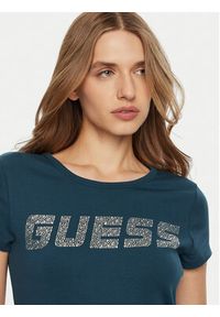 Guess T-Shirt V4BI16 KCIV1 Niebieski Regular Fit. Kolor: niebieski. Materiał: bawełna #4