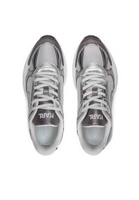 Karl Lagerfeld - KARL LAGERFELD Sneakersy Komet KL65638M Srebrny. Kolor: srebrny. Materiał: skóra #3
