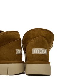 Mou Śniegowce MU.FW531009A Brązowy. Kolor: brązowy. Materiał: zamsz, skóra #3