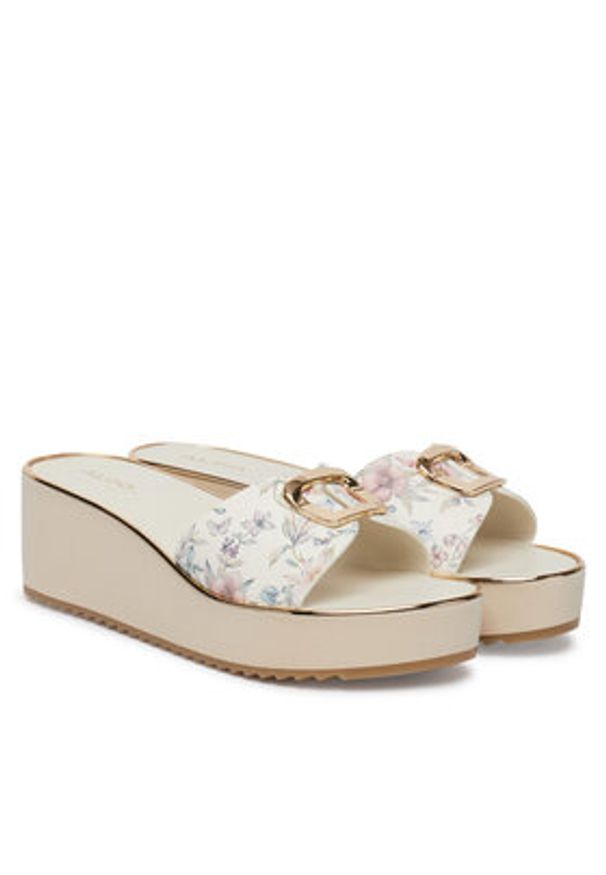 Aldo Klapki Menhaden 14193605 Różowy. Kolor: różowy. Materiał: skóra