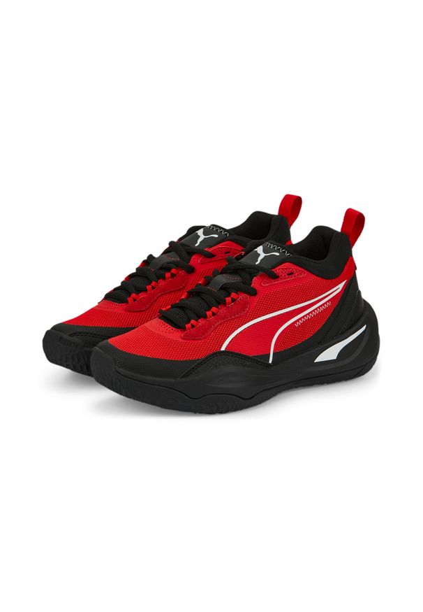 Buty do chodzenia Puma PLAYMAKER JR. Kolor: czarny, czerwony, wielokolorowy. Sport: turystyka piesza