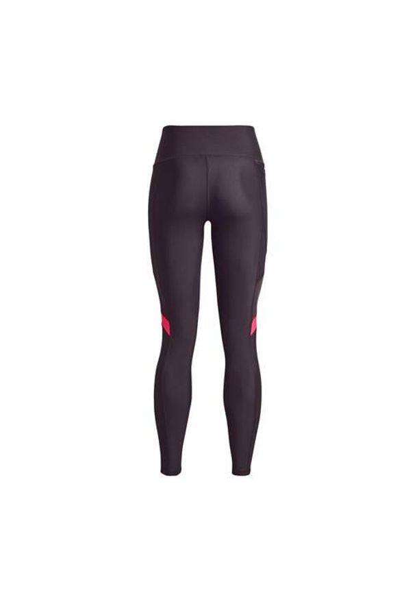 Legginsy treningowe damskie Under Armour 1378753541. Kolor: fioletowy. Materiał: dresówka