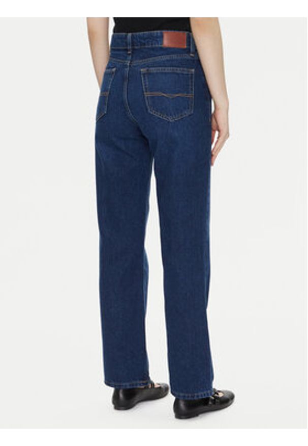 Pepe Jeans Jeansy Robyn PL204901 Niebieski Straight Fit. Kolor: niebieski