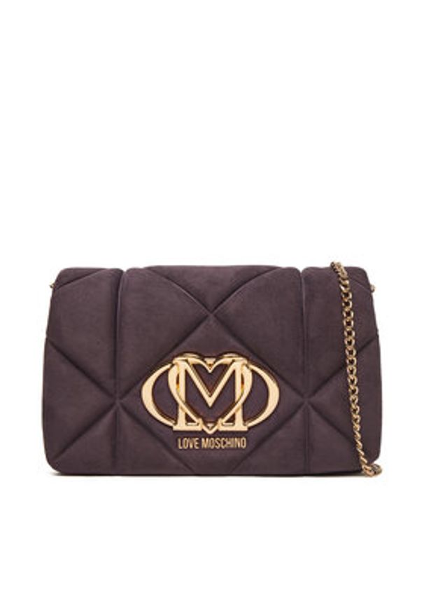 Love Moschino - LOVE MOSCHINO Torebka JC4043PP0NKE0650 Fioletowy. Kolor: fioletowy. Materiał: skórzane