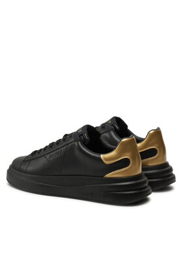 Guess Sneakersy FMPELB LEL12 Czarny. Kolor: czarny. Materiał: skóra