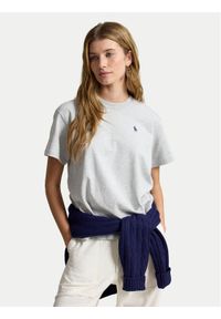 Polo Ralph Lauren T-Shirt 211B17798001 Szary Regular Fit. Typ kołnierza: polo. Kolor: szary. Materiał: bawełna #1