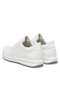 Rieker Sneakersy N4515-80 Biały. Kolor: biały. Materiał: skóra #3