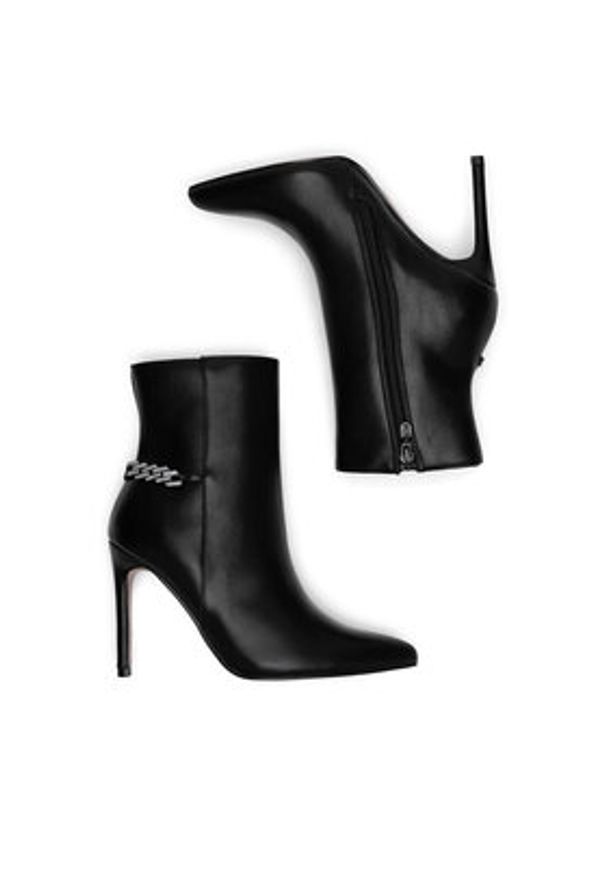 DeeZee Botki WYL3588-8 Czarny. Kolor: czarny. Materiał: materiał