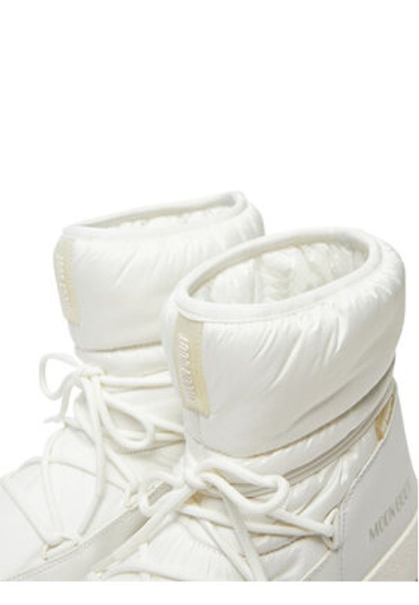 Moon Boot Śniegowce Ltrack Low Nylon WP80D2450080 Biały. Kolor: biały. Materiał: skóra