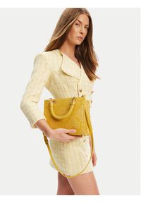 Elisabetta Franchi Torebka BS13A51E2 DC6 Żółty. Kolor: żółty. Materiał: materiał #2
