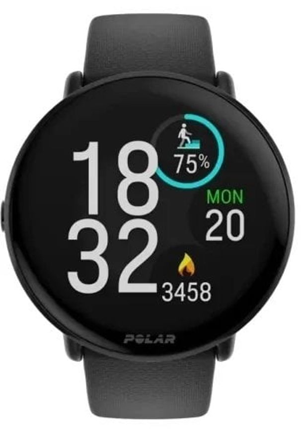 POLAR - Smartwatch Polar Polar Ignite 3 Fitness Watch, naktinis juodas, S-L. Rodzaj zegarka: smartwatch. Materiał: polar