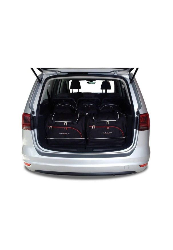 KJUST - Torby Do Bagażnika Vw Sharan 2010-2022 5Szt Kjust. Kolor: czarny. Styl: sportowy