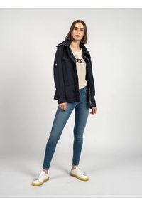 Geox Płaszcz "Topazio C" | W1221C T2850 | Topazio C | Kobieta | Granatowy. Okazja: na co dzień. Kolor: niebieski. Materiał: poliamid. Styl: casual #4