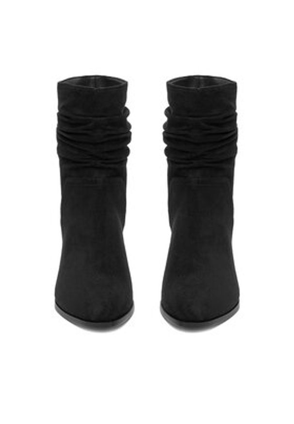 Nine West Botki CEO-JAMILAH-01 Czarny. Kolor: czarny. Materiał: materiał