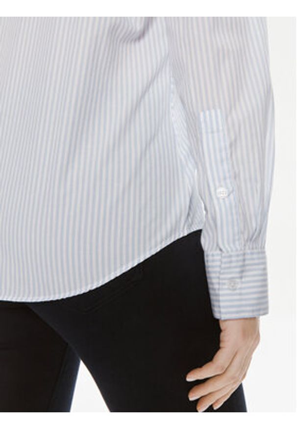 TOMMY HILFIGER - Tommy Hilfiger Koszula Essential WW0WW41002 Niebieski Regular Fit. Kolor: niebieski. Materiał: bawełna