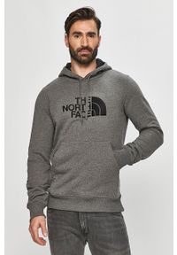 The North Face - Bluza. Okazja: na co dzień. Typ kołnierza: kaptur. Kolor: szary. Wzór: aplikacja. Styl: casual #1